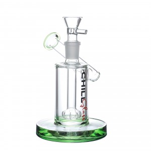 7" Chill Glass Side Car Bubbler W/Perc [JLE202]
